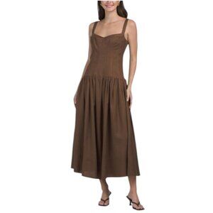 NICHOLAS Linen Blend Makenna Dress